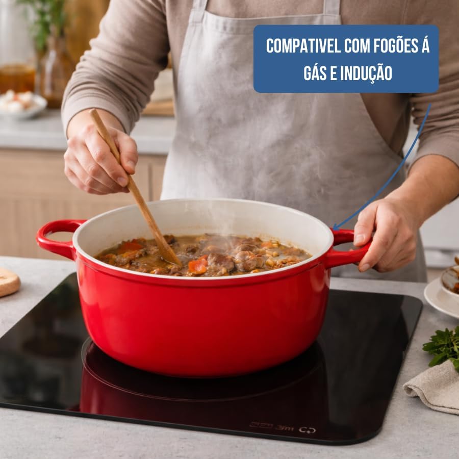 Jogo Le Chef 3 Panelas Revestidas com Cerâmica e Alumínio