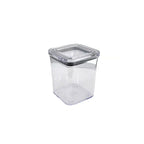 Kit Potes Herméticos Acrílico Cristal 200ml Empilháveis | Organizador de Alimentos com Vedação Premium