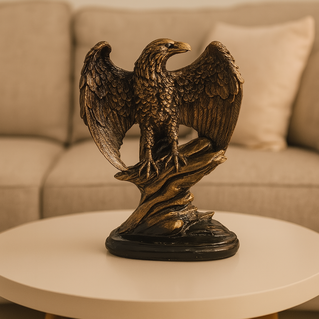 Águia Escultural para Decoração