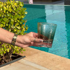 Copo em Acrílico Degrade Verde 414ml