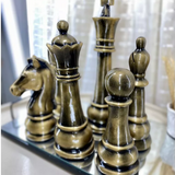 Kit 6 Esculturas Xadrez Luxo