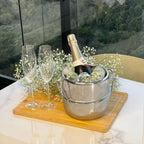 Balde para Champanhe Aço Inox 4 Litros