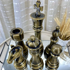 Kit 6 Esculturas Xadrez Luxo