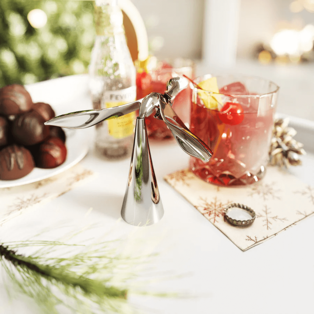 Abridor De Garrafas Drinking Buddy Titanium Pássaro Cromado