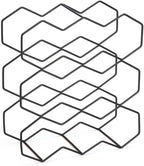 Adega Suporte para 9 Garrafas Preta 38cm