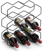 Adega Suporte para 9 Garrafas Preta 38cm