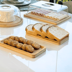 Bandeja Retangular Hire de Bambu 20cm