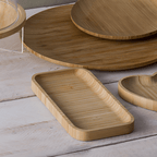 Bandeja Retangular Hire de Bambu 20cm
