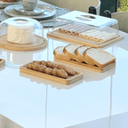 Bandeja Retangular Hire de Bambu 20cm