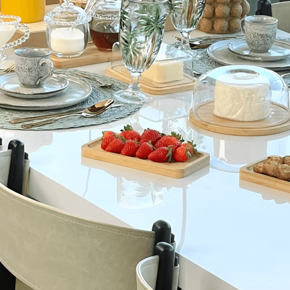 Bandeja Retangular Hire de Bambu 20cm