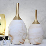 Kit 2 Vasos de Cerâmica Decorativos