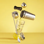 Colher Bailarina de Aço Inox Tress Prateada 26cm