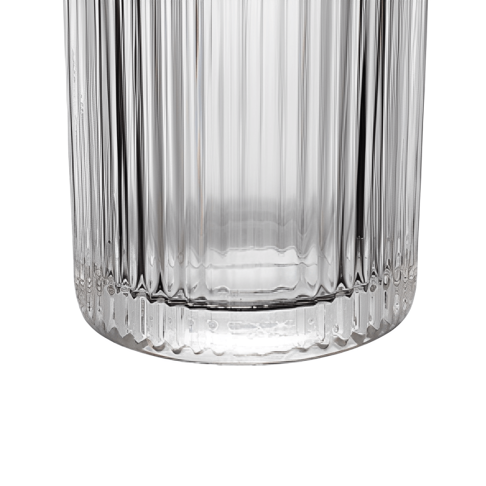 Jogo 6 Copos Altos Long Drink com Borda Dourada Graffiato 420ml