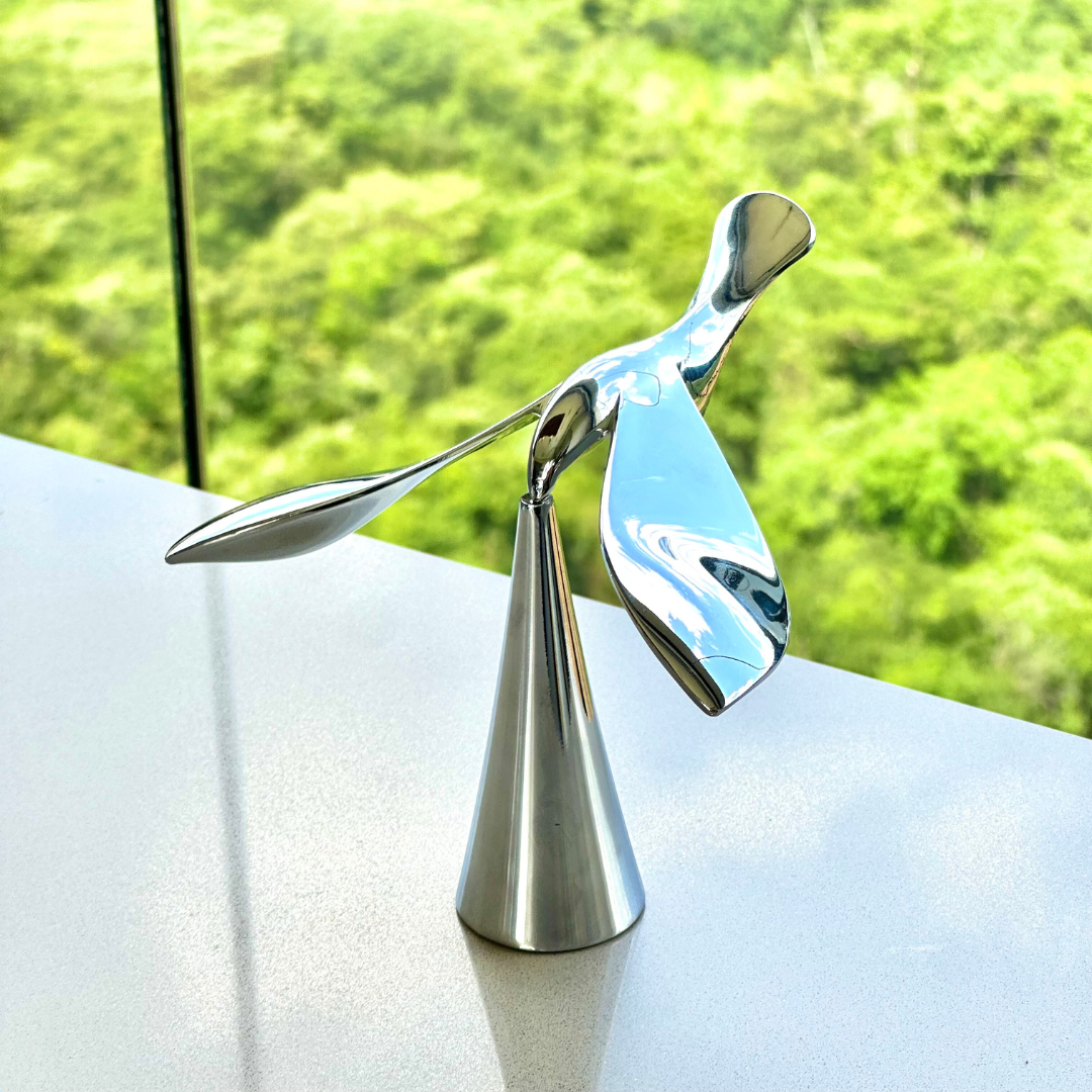 Abridor De Garrafas Drinking Buddy Titanium Pássaro Cromado