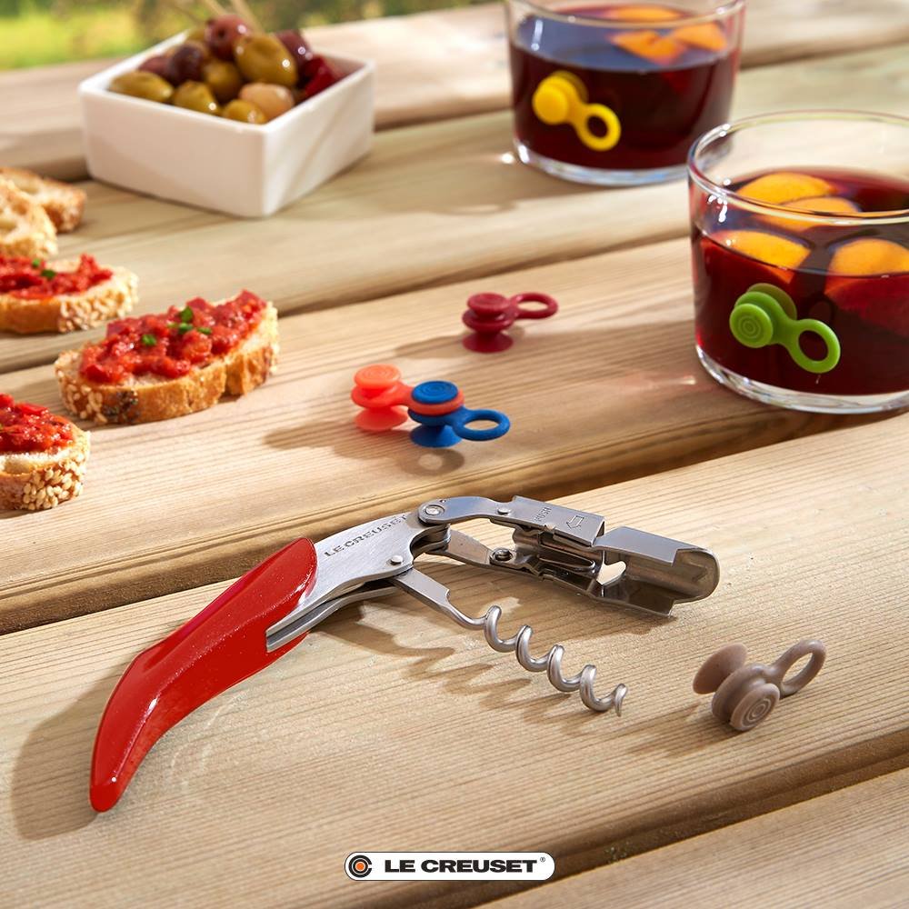 Abridor Saca Rolhas Garçom WT-130 Vermelho Le Creuset
